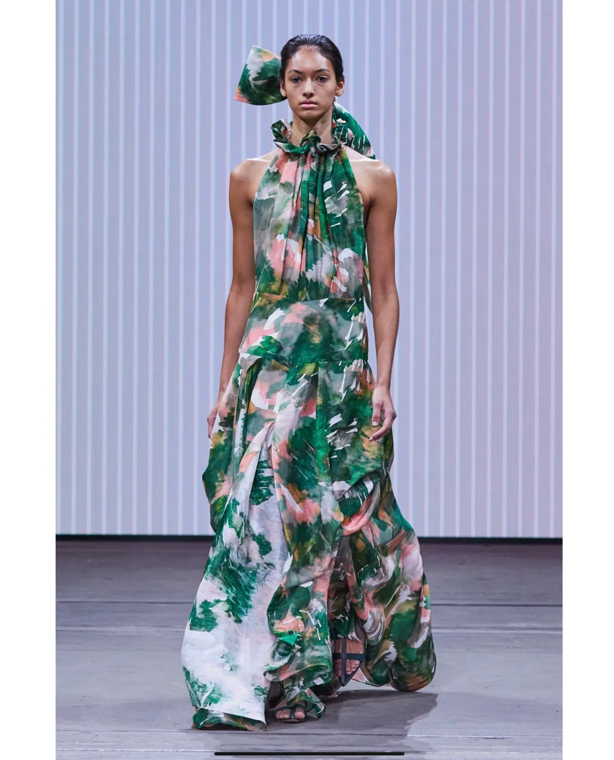 Ginger & Smart Aquarelle Gown Print Size 8 - Image 1