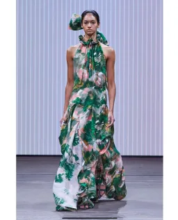 Ginger & Smart Aquarelle Gown Print Size 8 for rent on The Volte - image 1