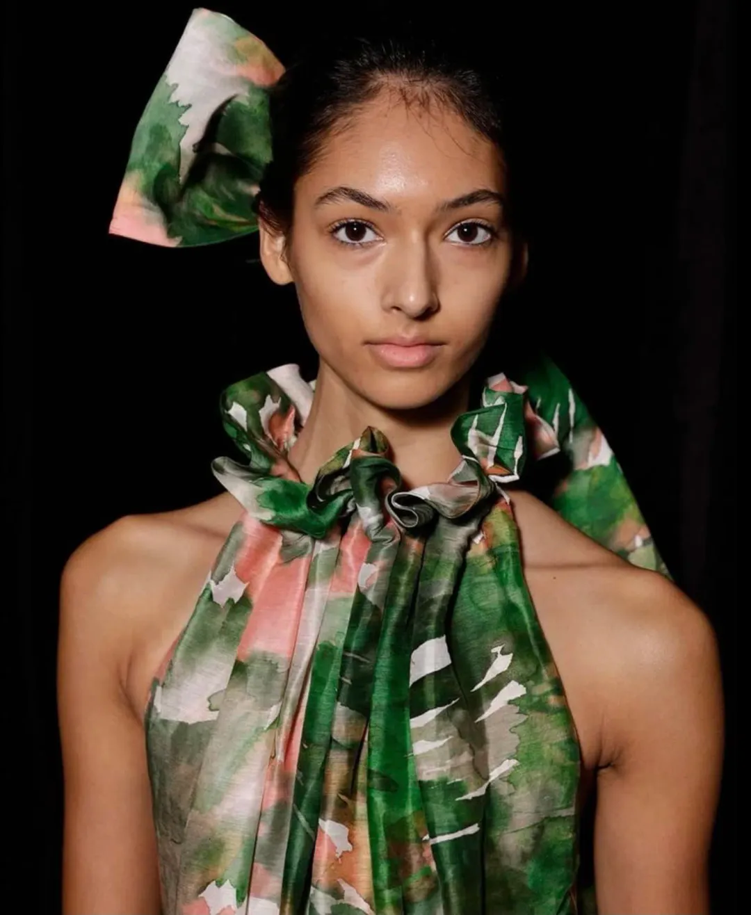 Ginger & Smart Aquarelle Gown Print Size 8 for rent on The Volte - main image