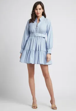 Sheike Abigail Dress Blue Size 8 for rent on The Volte - image 1