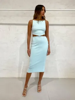 Bec and Bridge Scout Cut Out Dress Cool Mint Size 6 for rent on The Volte - image 4