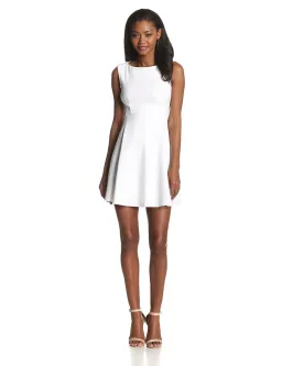 French Connection Feather Ruth Classic Dress White Size 8 for rent on The Volte - image 1