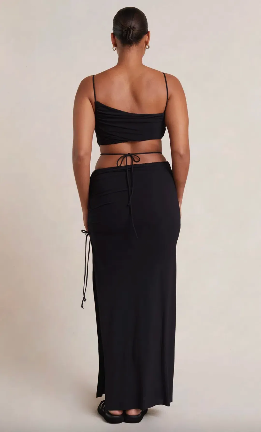 Bec & Bridge Dilkon Maxi Dress Black Size 8 for rent on The Volte - main image
