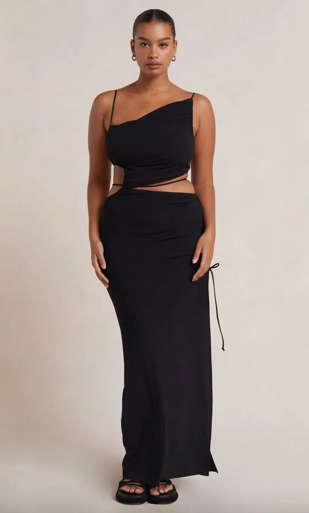 Bec & Bridge Dilkon Maxi Dress Black Size 8 for rent on The Volte - main image