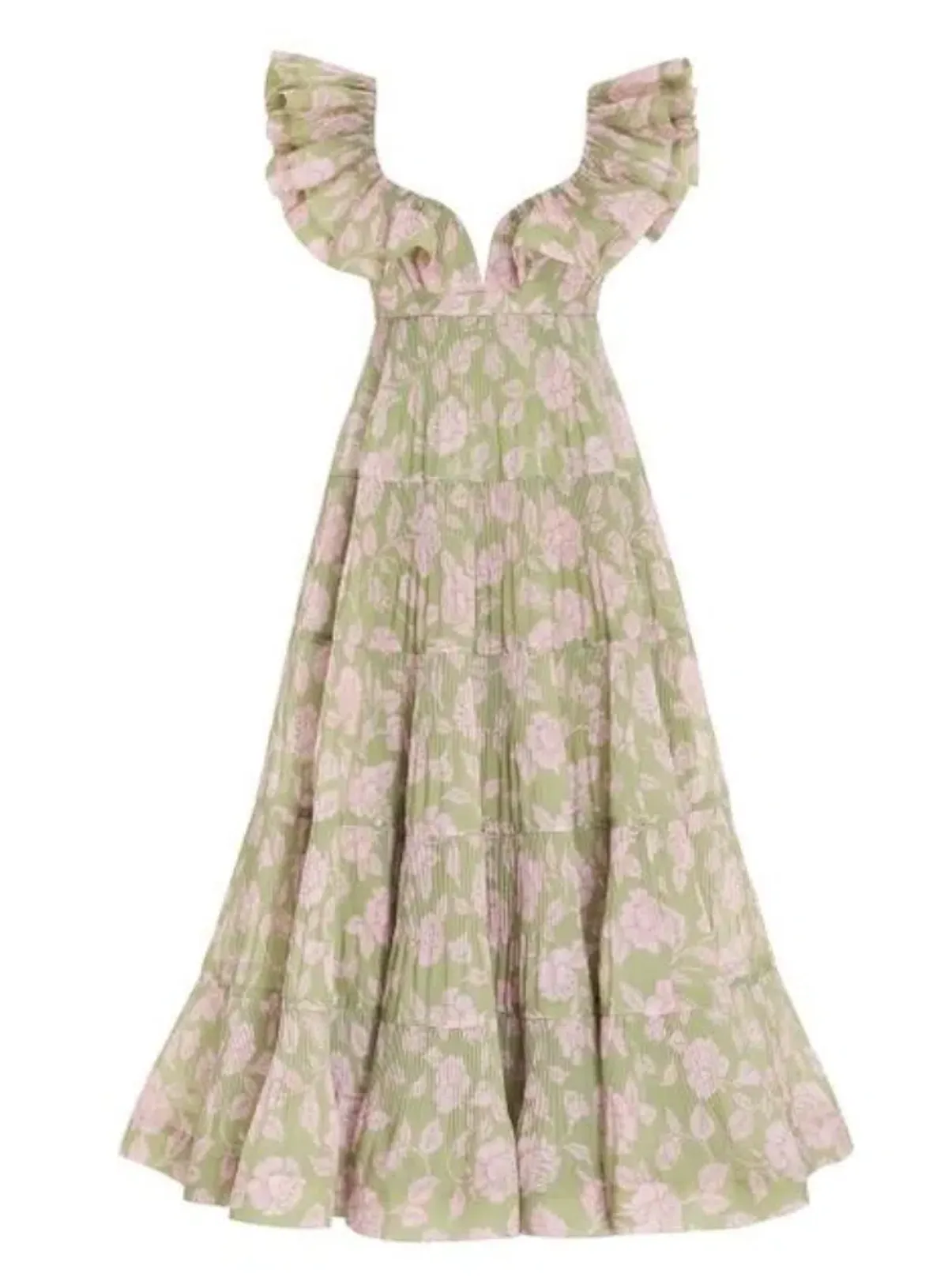 Zimmermann Lovestruck Pleated Gown Floral Size 1 / Au 10 - Image 3