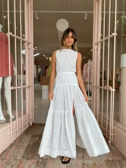 Bec & Bridge Sierra Maxi Dress Ivory Size 10 for rent on The Volte - image 4