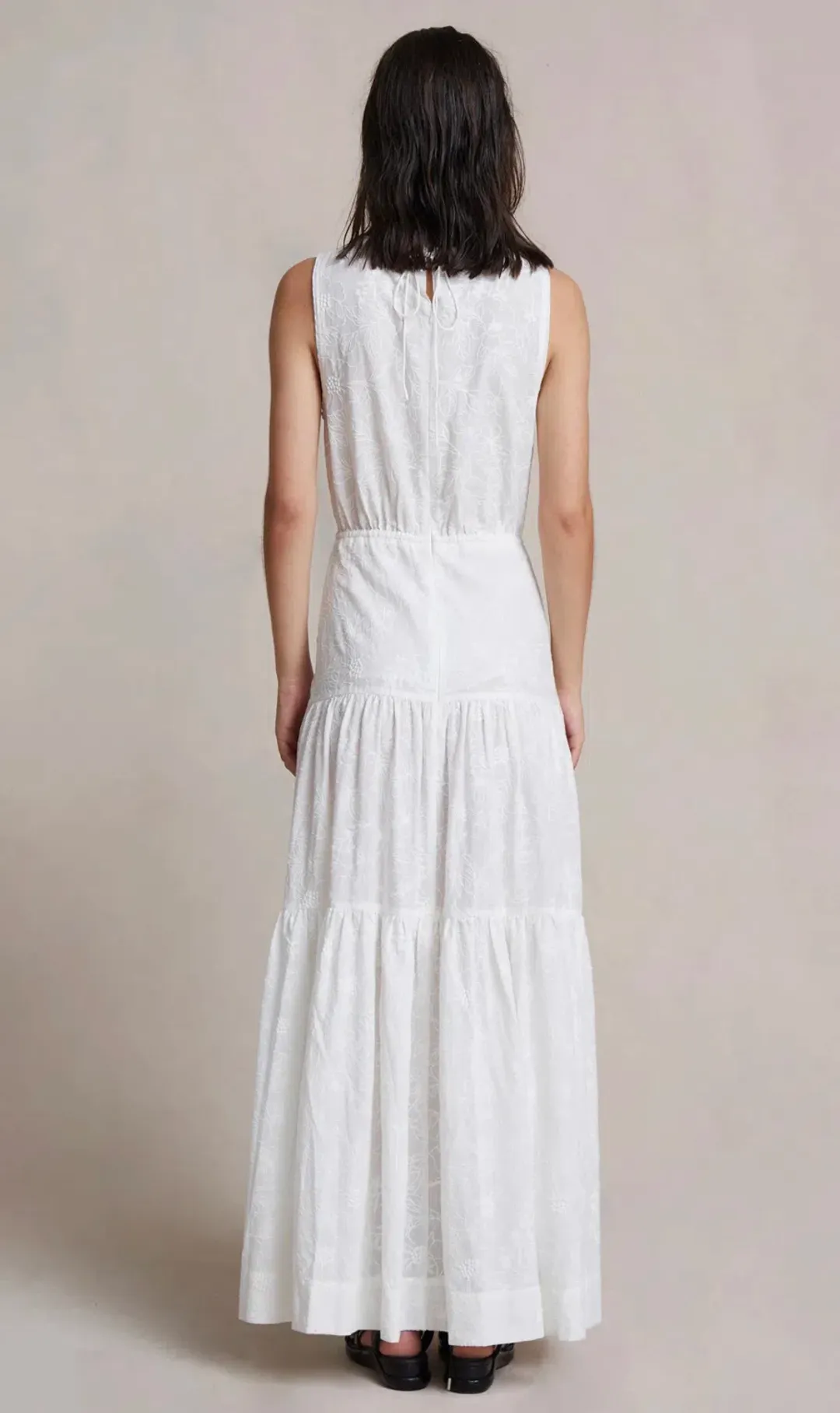 Bec & Bridge Sierra Maxi Dress Ivory Size 10 for rent on The Volte - main image