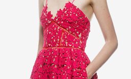 Self Portrait Red Lace Azalea Dress size 8 for rent on The Volte - image 3