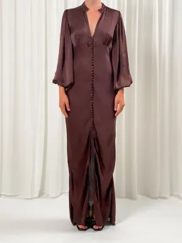 Birgitte Herskind Shila Dress Brown Size 8 for rent on The Volte - image 3