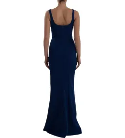 Rachel Gilbert Anneke Gown Blue Size 8 for rent on The Volte - image 3