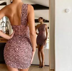 House of CB Clementine Mini Dress Leopard Print Size 10 for rent on The Volte - image 4