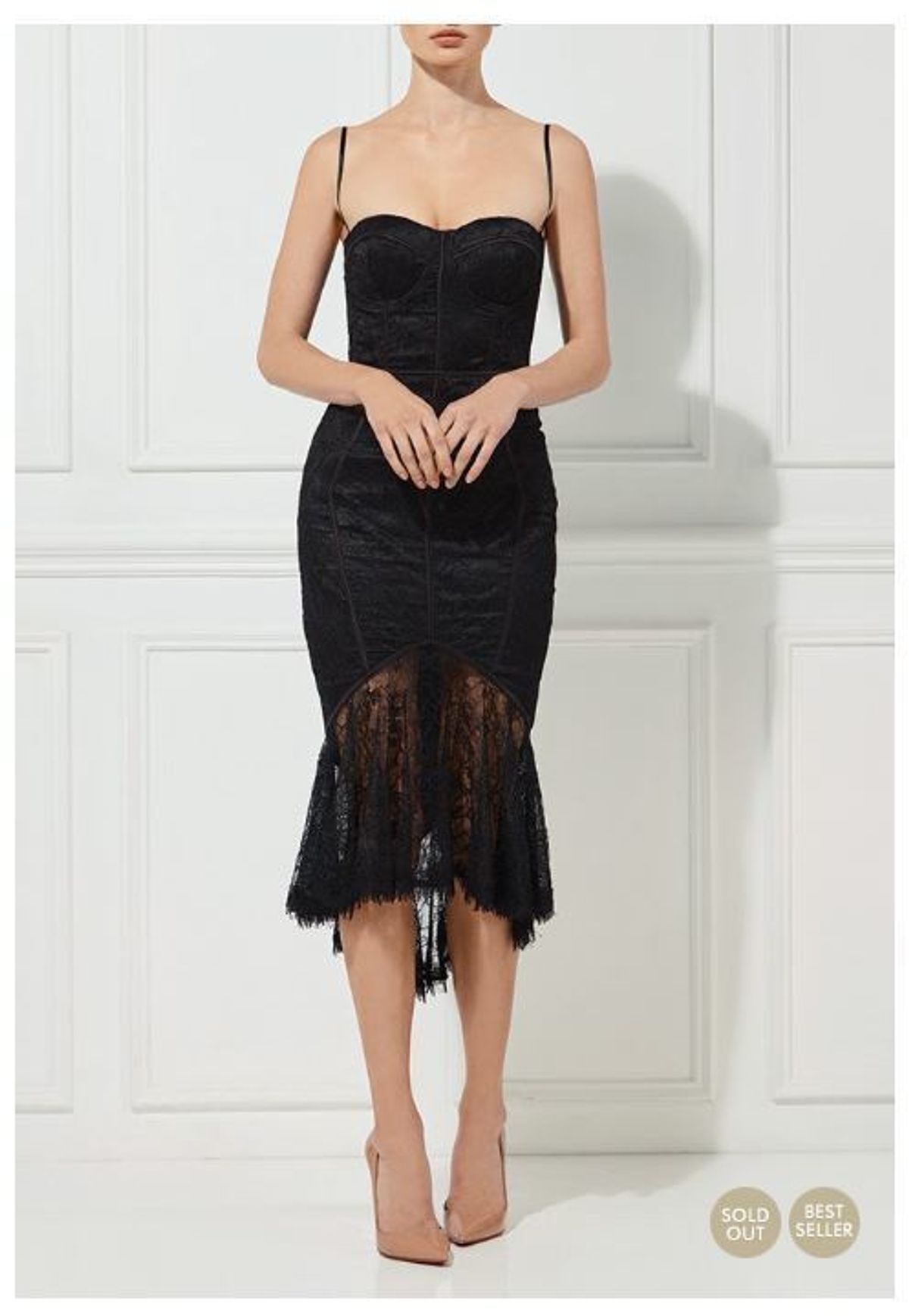 MISHA Darlene Dress Black Size 6/XS - Image 1