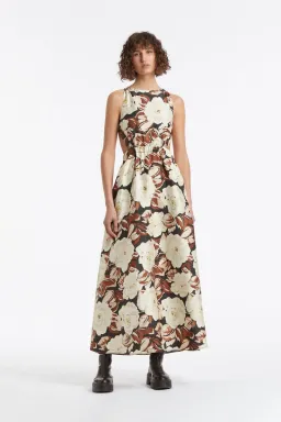 Sir the Label Vivienne Dress Print Size AU 10 for rent on The Volte - image 1