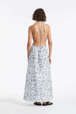 Sir the Label Dimitri Open Back Dress Print Size 12 for rent on The Volte - image 3
