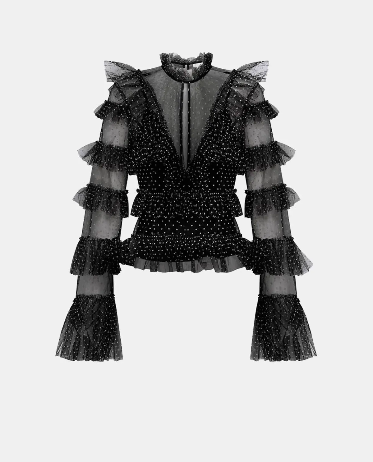 The Alice McCall Tokyo Skies Top Black Size 8 - Image 3