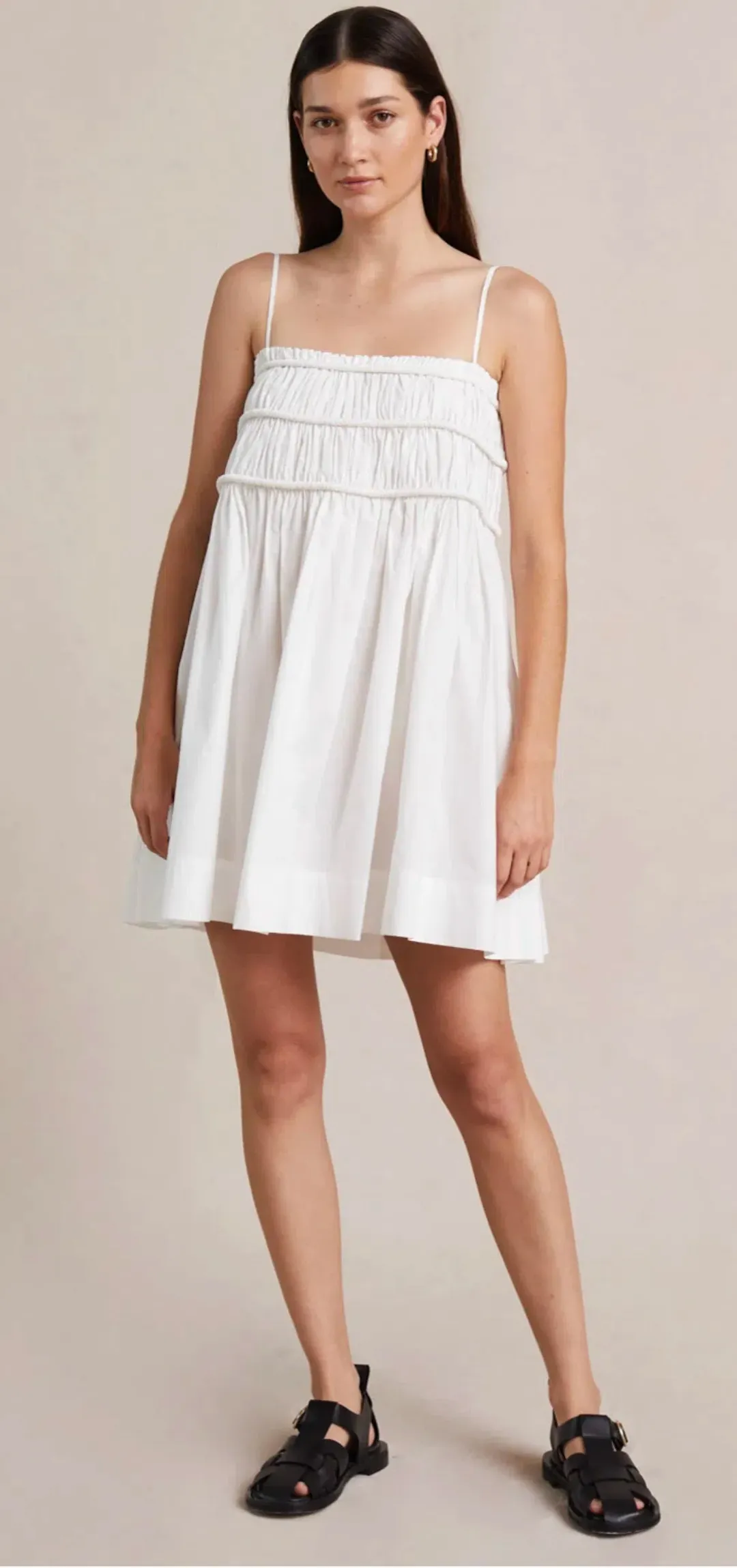 Bec and Bridge Eli Mini Dress White Size 8 for rent on The Volte - main image