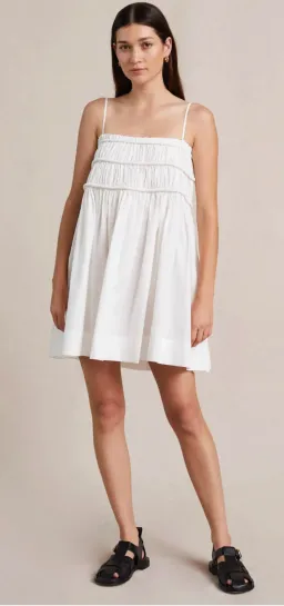 Bec and Bridge Eli Mini Dress White Size 8 for rent on The Volte - image 1