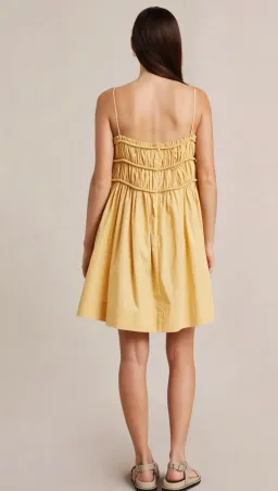 Bec & Bridge Eli Mini Dress Yellow Size 10 for rent on The Volte - image 3