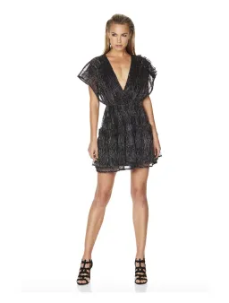 Talulah Starcrossed Lover Mini Dress Black Size 6 for rent on The Volte - image 1