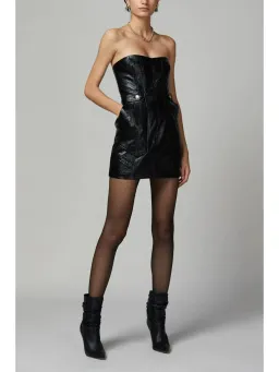 Bec & Bridge Yvette Mini Dress Black Size AU 6 for rent on The Volte - image 1