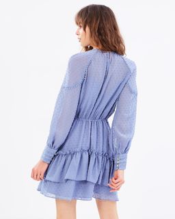 Talulah Sweet Allure Long Sleeve Mini Dress Purple Size 6 for rent on The Volte - image 5