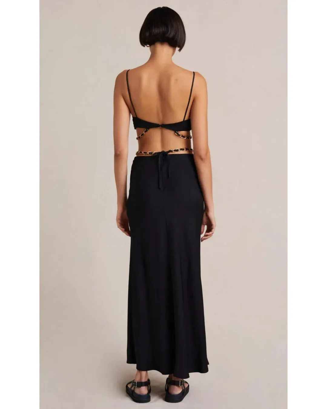 Bec & Bridge Modern Romance Top Size 6 and Maxi Skirt Size 8 Set Black for rent on The Volte - main image