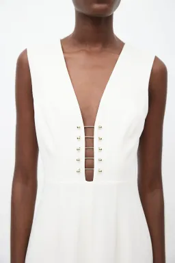 Zimmermann Baton Jumpsuit Pearl Size 8 for rent on The Volte - image 4