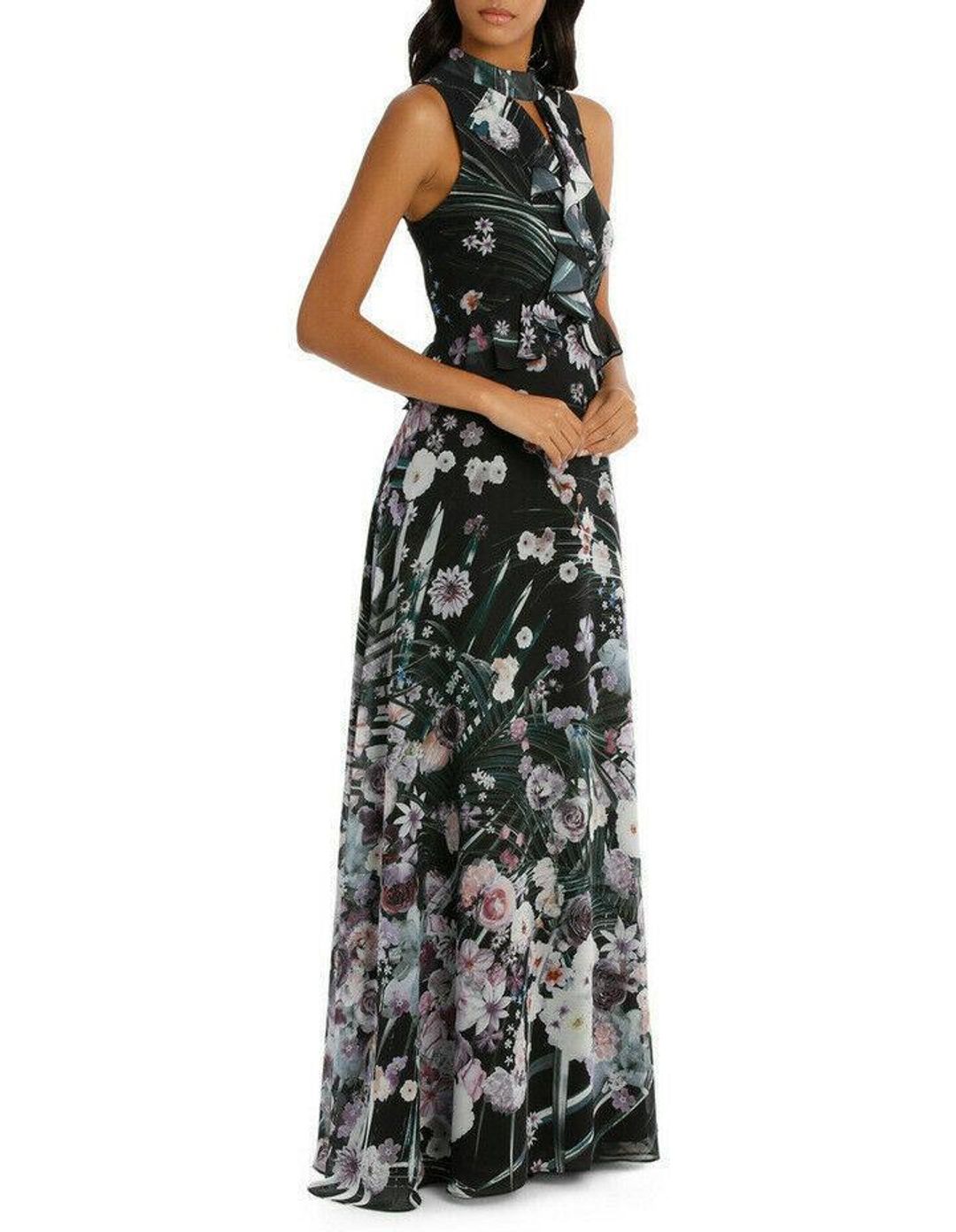Wayne Cooper Love Affair Maxi Dress Floral Size AU 8 for rent on The Volte - main image