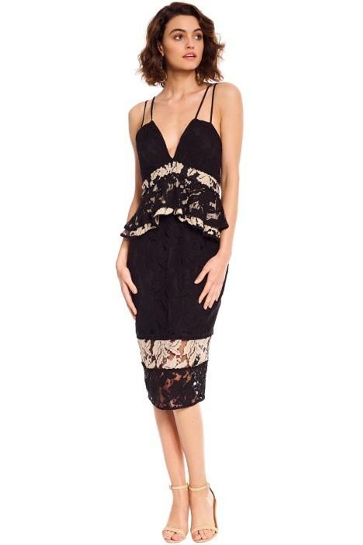 Talulah Analog Bodycon Dress - Image 1