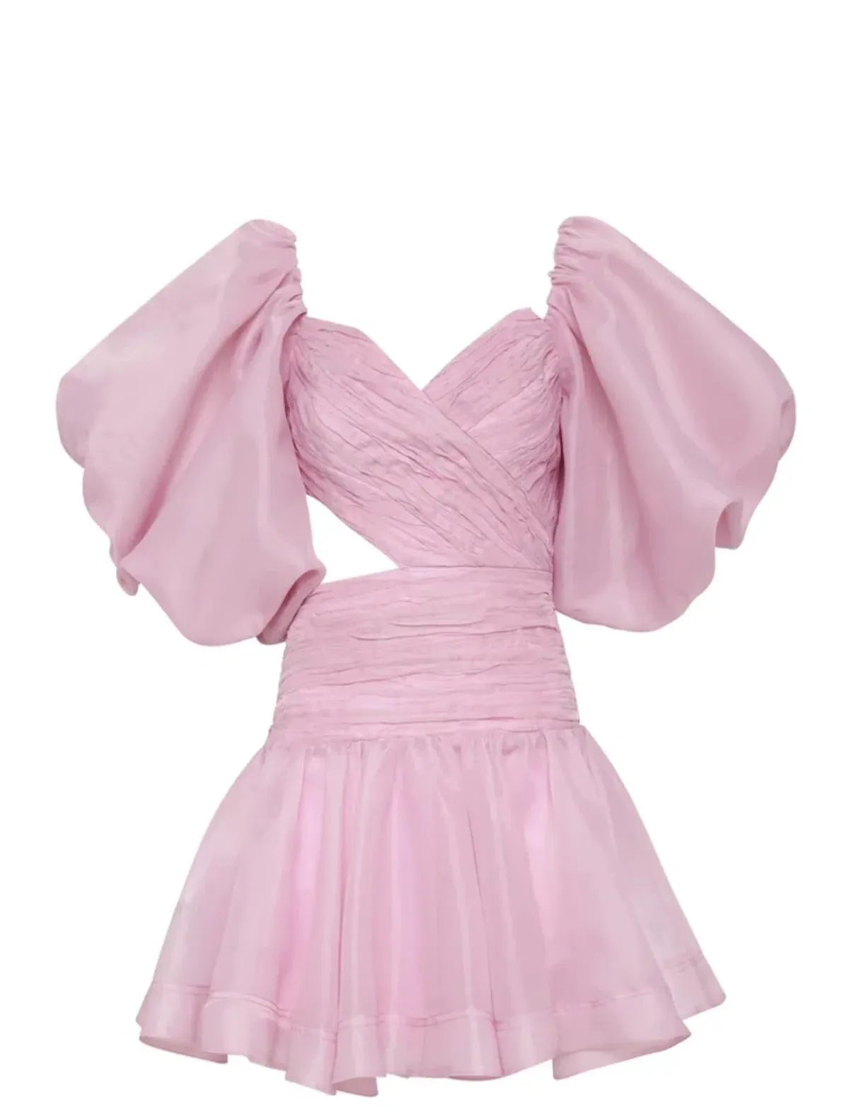 Aje Myriad Cut Out Mini Dress Lilac Purple Size 6 - Image 6