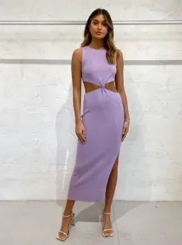 Bec and Bridge Riviera Knit Dress in Lilac Purple Size 8 for rent on The Volte - image 1