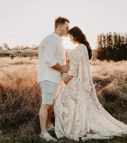 We Are Reclamation Magic Maker Gown Ivory - One Size (XS-XXXL Aus 6-18) for rent on The Volte - image 7