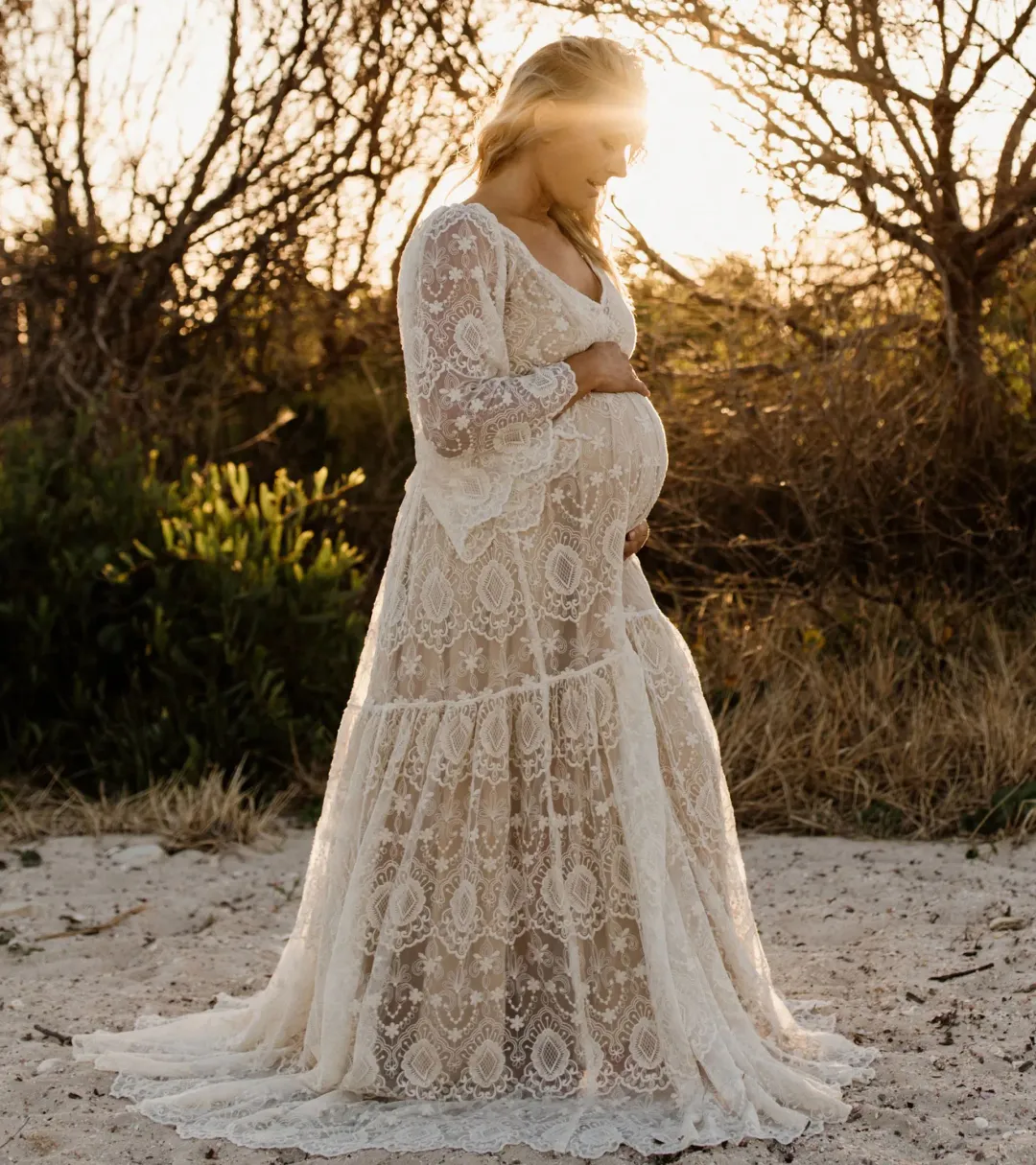 We Are Reclamation Be Love Gown White Size 18 for rent on The Volte - main image