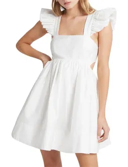 Aje Midsummer Mini Dress White Size 6 for rent on The Volte - image 2