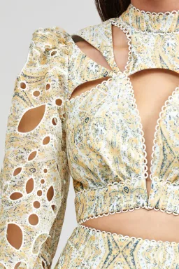 Acler Meredith Top Print Size 8 for rent on The Volte - image 2