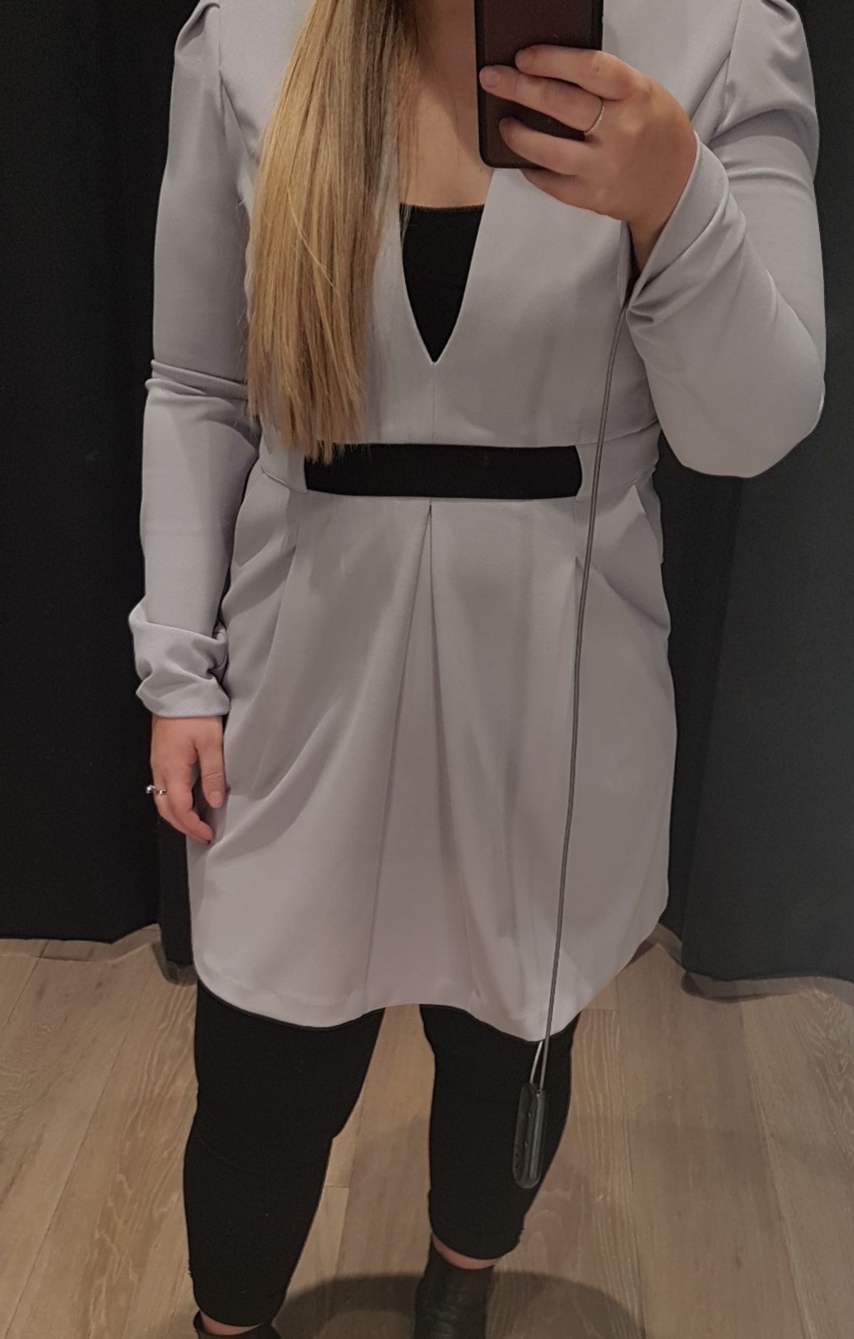 White suede mini dress - Image 2