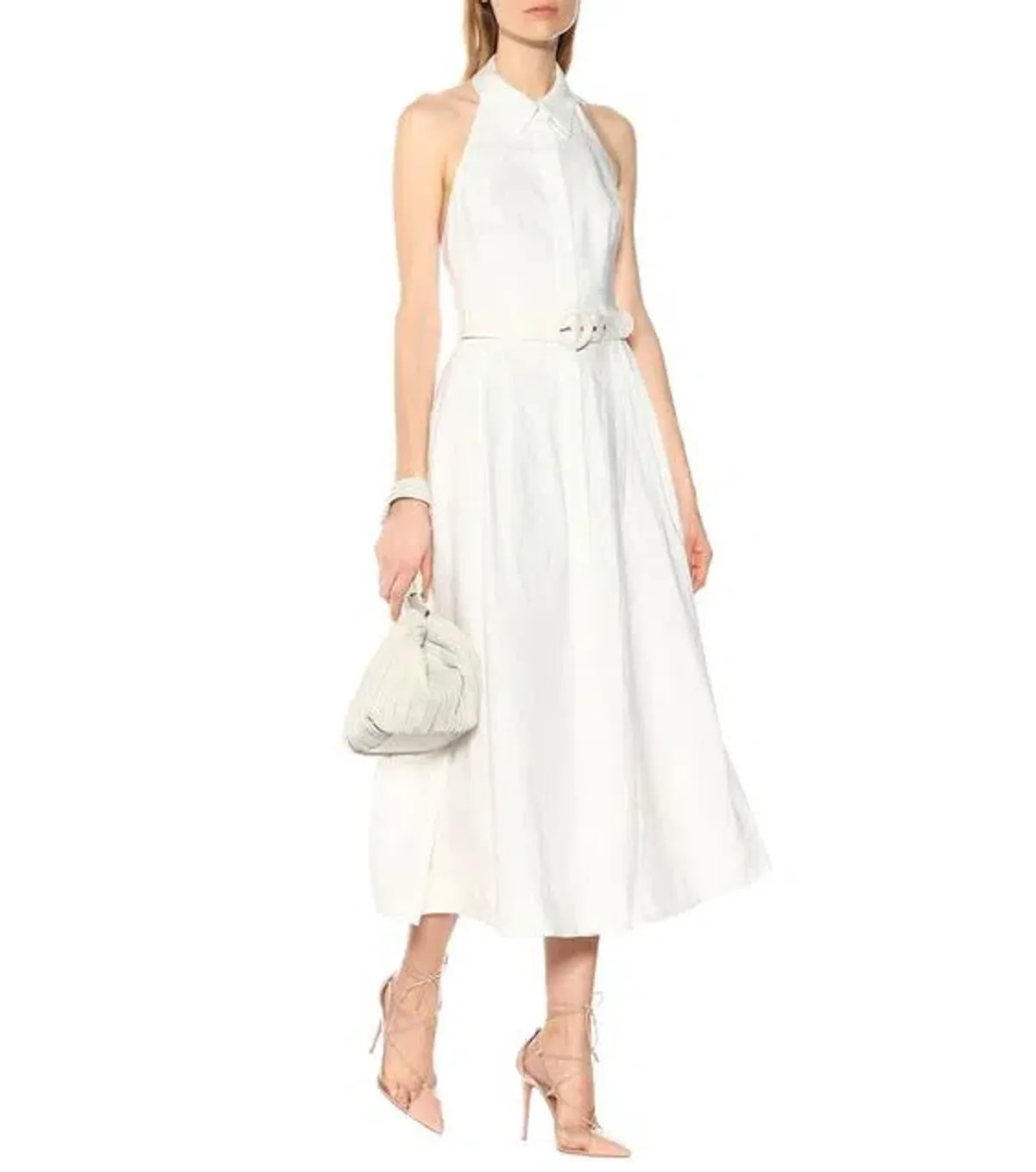 Zimmermann Primrose Halter Dress White Size 12 - Image 1