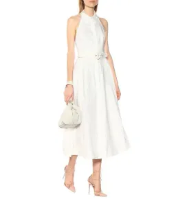 Zimmermann Primrose Halter Dress White Size 12 for rent on The Volte - image 1