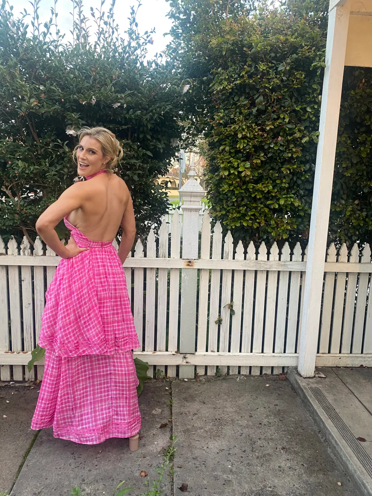 Aje Bungalow Sienna Dress Pink Size 10 - Image 2