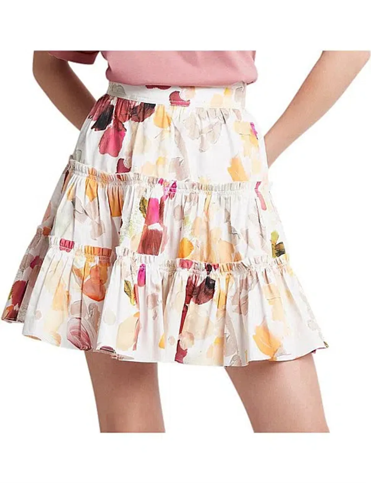 Aje Dassia Mini Skirt Print Size 6 - Image 4