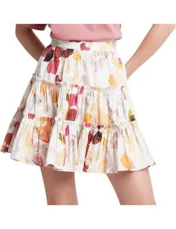 Aje Dassia Mini Skirt Print Size 6 for rent on The Volte - image 4