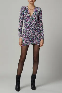 Bec and Bridge Anais Wrap Mini Dress Print Size 8 for rent on The Volte - image 1