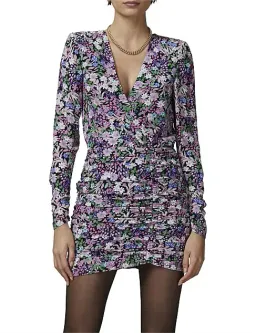 Bec and Bridge Anais Wrap Mini Dress Print Size 8 for rent on The Volte - image 4