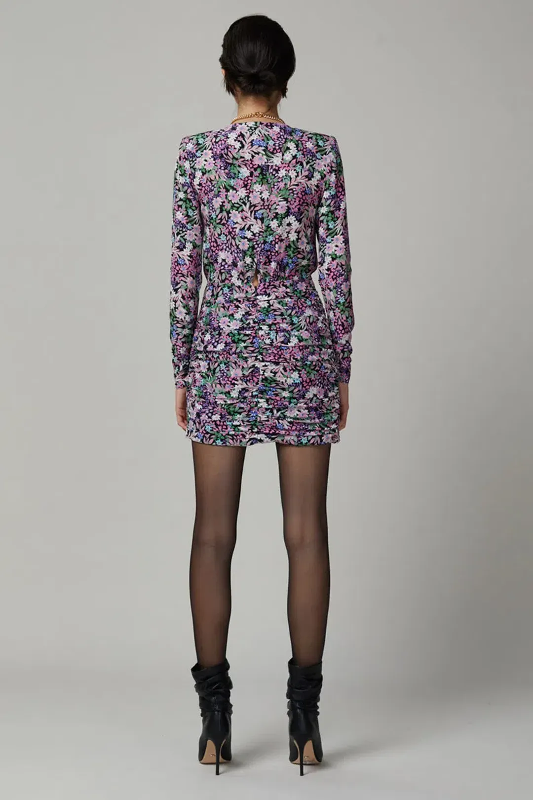 Bec and Bridge Anais Wrap Mini Dress Print Size 8 for rent on The Volte - main image