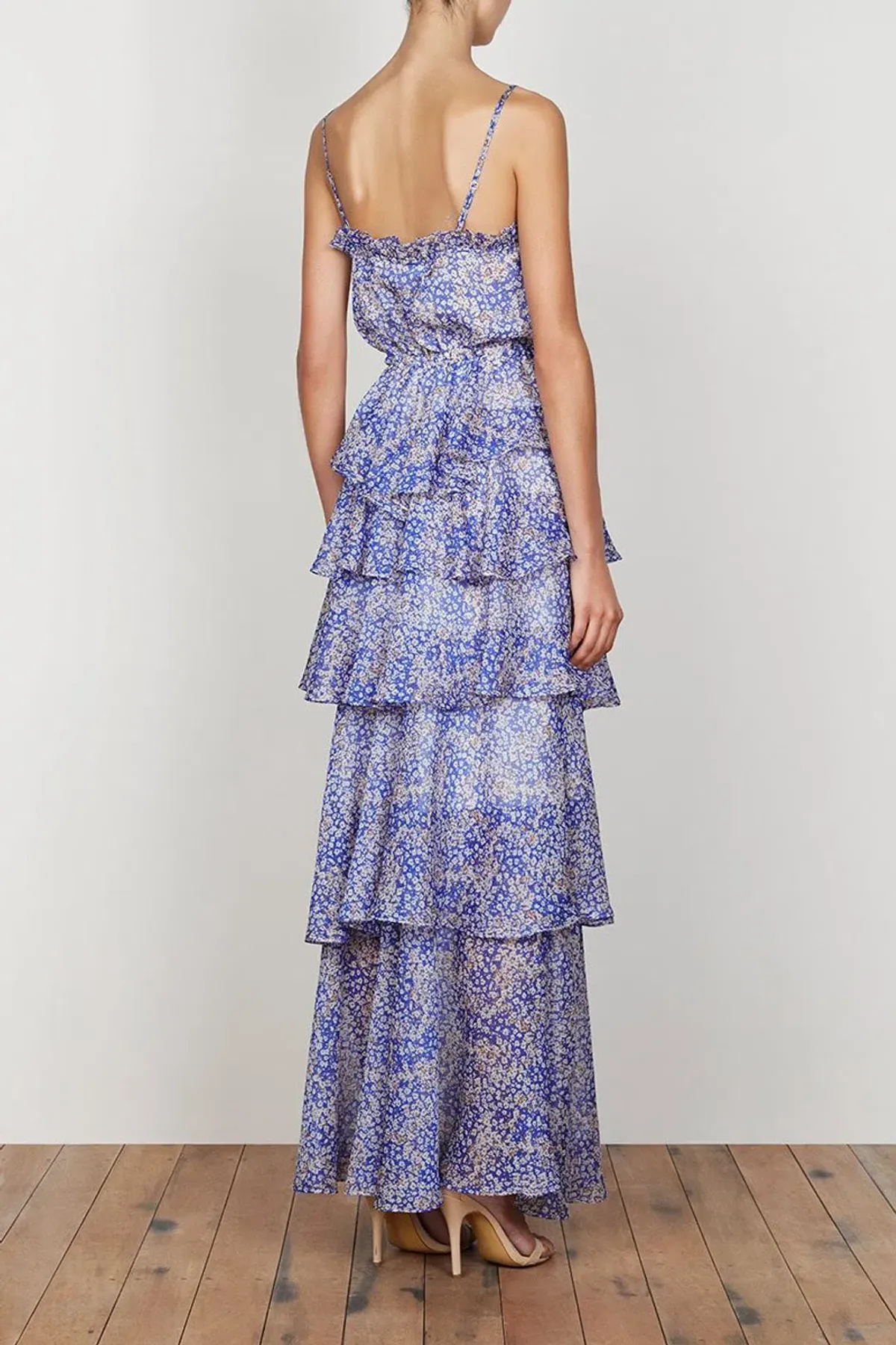 Shona Joy Garner Cami Maxi Dress Floral Size 12 - Image 3