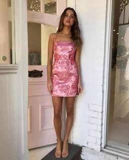 Manning Cartell Kyoto Calling Mini Dress Pink Size 8 for rent on The Volte - image 1