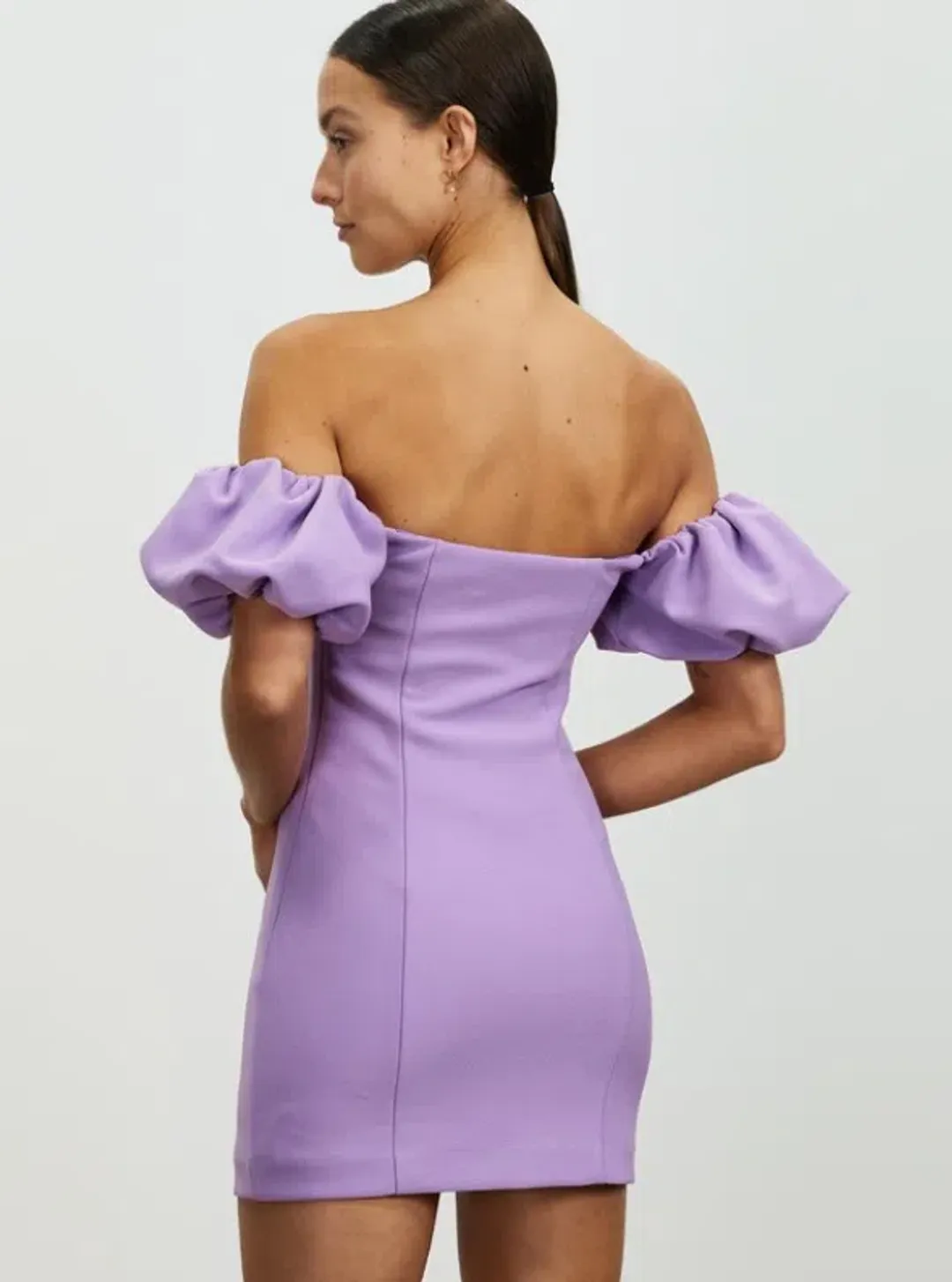 Lover Nicoletta Mini Dress Purple Size 8 for rent on The Volte - main image