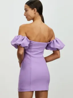 Lover Nicoletta Mini Dress Purple Size 8 for rent on The Volte - image 3