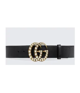 Leather Belt with Pearl Double G for rent on The Volte - image 1