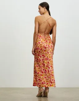 Lover Ophelia Silk Maxi Dress Print Size 8 for rent on The Volte - image 2